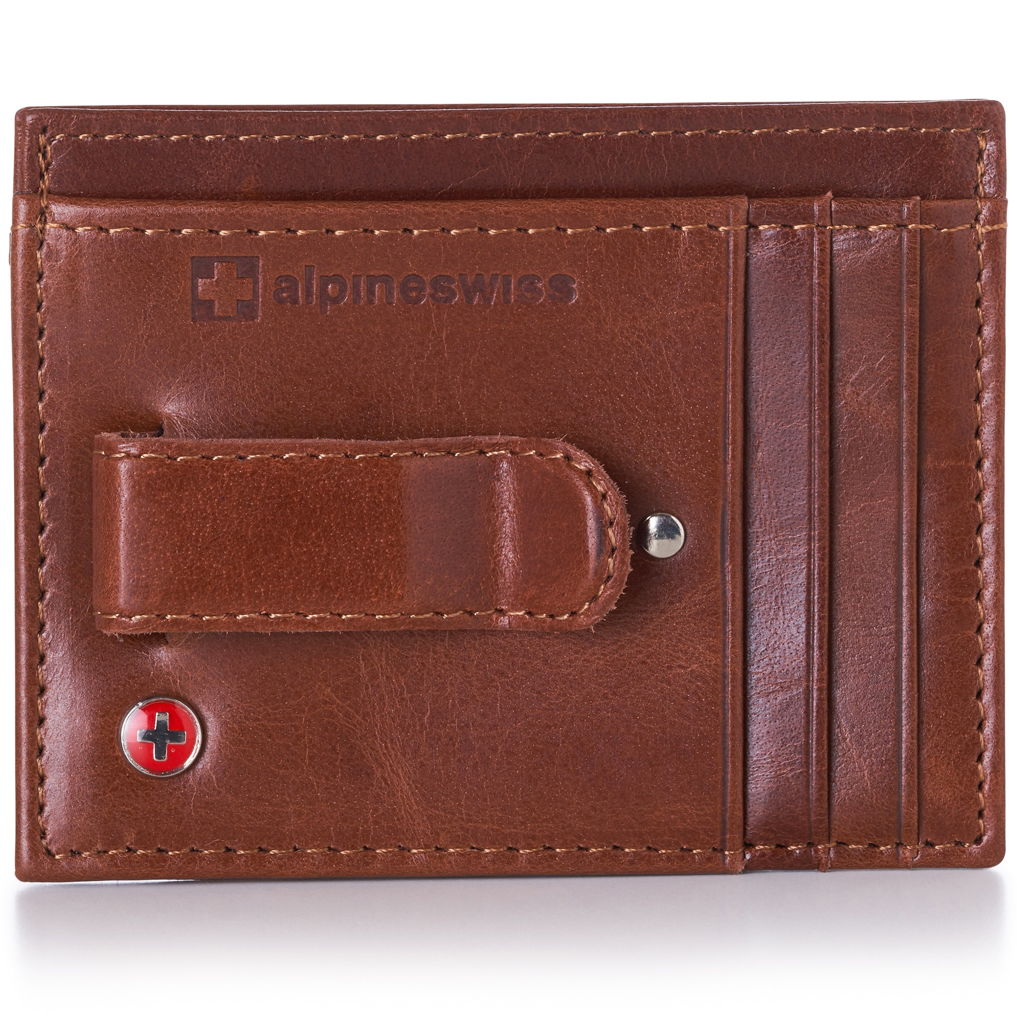 Best Mens Front Pocket Wallet With Money Clip Alpine Swiss Mens Bifold Money Clip Spring